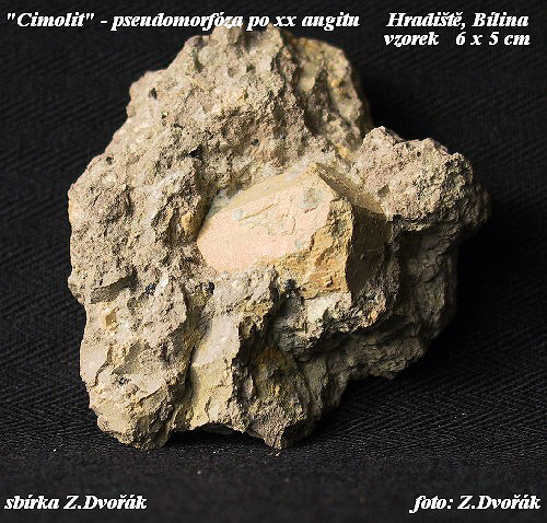 Cimolit je sms jlovch minerl a spolu s anauxitem je Blinskou zvltnost